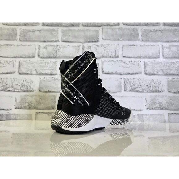 Under Armour Volleyball Shoe Womens 6 Black Hi HOVR Highlight Ace Logo 3023708 - Picture 5 of 6